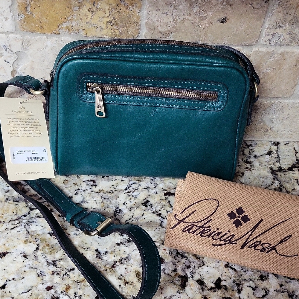 Patricia Nash Green Evia Crossbody